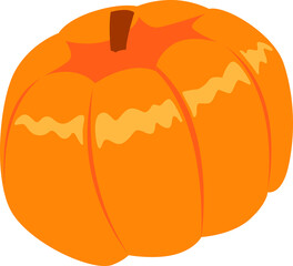 illustration of a pumpkin