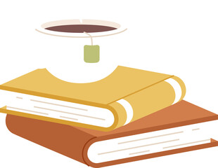 illustration of a book with a candle
