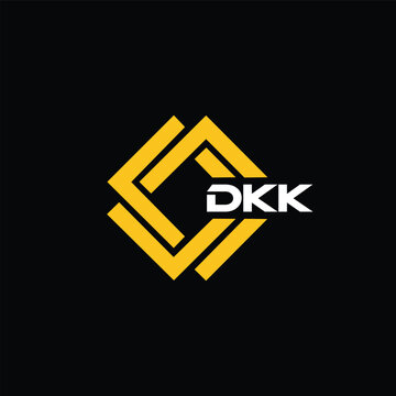 DKK letter design for logo and icon.DKK typography for technology, business and real estate brand.DKK monogram logo.