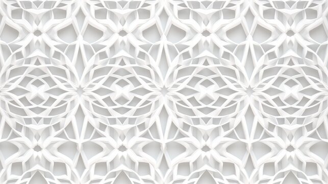 geometric arabic ornament background, AI generated Image