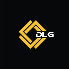 DLG letter design for logo and icon.DLG typography for technology, business and real estate brand.DLG monogram logo.