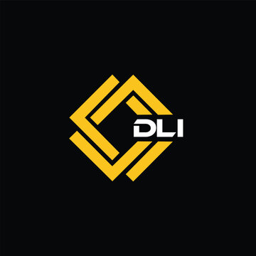 DLI letter design for logo and icon.DLI typography for technology, business and real estate brand.DLI monogram logo.	