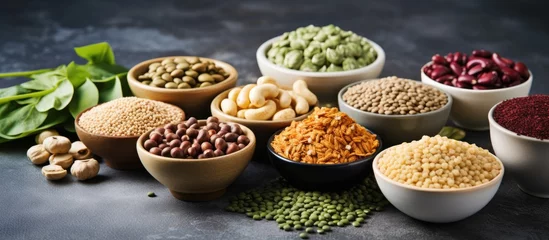 Tuinposter Assortment of plant based protein options © TheWaterMeloonProjec