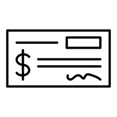 Cheque Icon