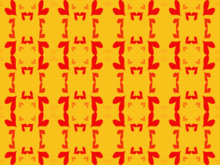 seamless pattern of flames