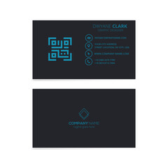 Print new Business card design template 