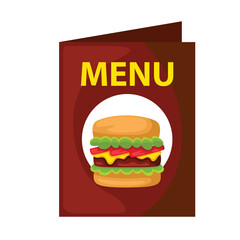 Burgers menu icon illustration. Vector design