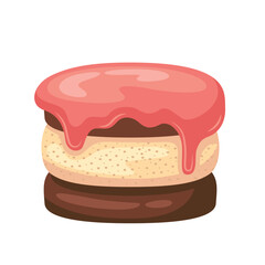 Cupcake icon illustration. Vector design
