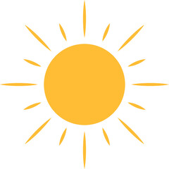 Sun icon for your web design, logo, UI. illustration