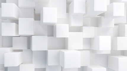 White square polygon background