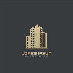 Arabic style architecture building Logo concept icon