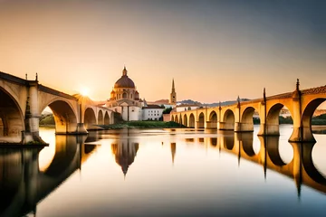 Cercles muraux Ponte Vecchio ponte vecchio city