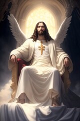 Naklejka premium jesus