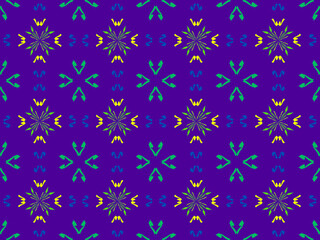 seamless pattern with flowers