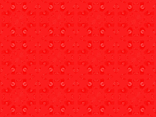 water drops on red