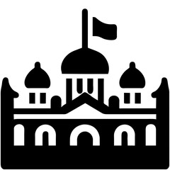 taj mahal vector illustration