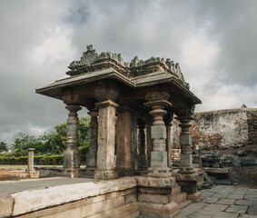 Brahma Jinalaya, Great Jain Temple of Lakkundi, early 11th century Mahavira temple in Lakkundi. India.