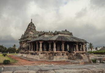Fototapeta premium Brahma Jinalaya, Great Jain Temple of Lakkundi, early 11th century Mahavira temple in Lakkundi. India.