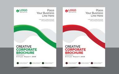 Corporate Business Cover Design Template. Can Be Adapt. Flyer, Annual Report, Brochure, Poster, Fully Editable.
