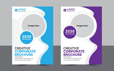 Corporate Business Cover Design Template. Can Be Adapt. Flyer, Annual Report, Brochure, Poster, Fully Editable.
