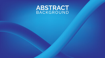 Abstract Blend Background In Blue Color.