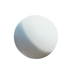 white ball isolated on white