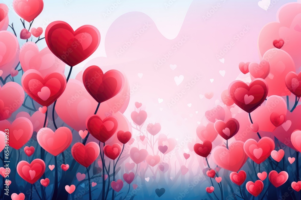 Sticker Amidst a sea of heart-shaped balloons and sparkling rose bouquets, Valentine's Day creates a vibrant atmosphere filled with love and romance.