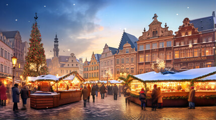 christmas market square