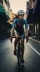  Blurred Speed: The Intense World of Racing Cyclists