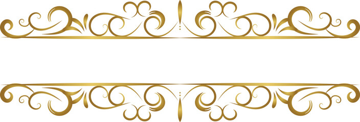 Vector vintage royal title border or text frame ornament elements, Luxury vintage Border wedding invitation card