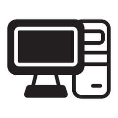computer glyph icon
