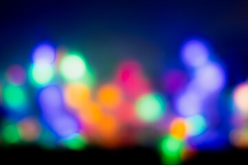 background of colorful blurred bokeh lights wallpaper.
