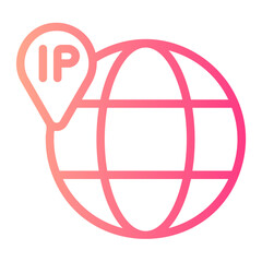 ip address gradient icon