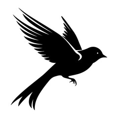 Fototapeta premium Bird Silhouette Illustration 