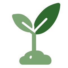 isolated plant icon