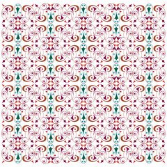 abstract background with vintage floral ornaments