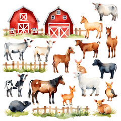farm animals collection
