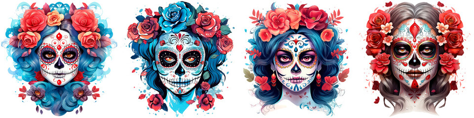 Day of the Dead in Mexico - a holiday with women in beautiful outfits