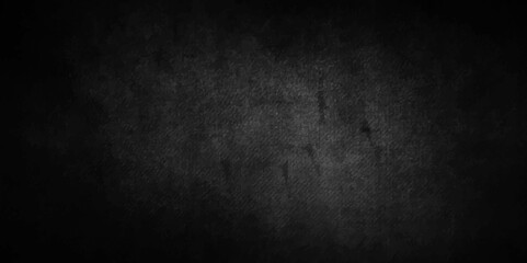 Black stone concrete grunge texture and backdrop background anthracite panorama. grunge and scratched old wall texture cement dirty gray with black background.	
