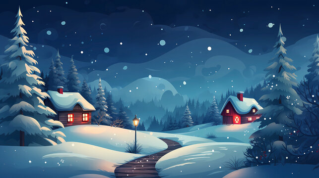 Snowy Night City Images – Browse 47,739 Stock Photos, Vectors, and