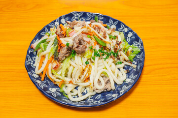 豚塩焼うどん