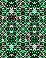 Ornate geometric Seamless pattern and abstract multicolored abstract design texture