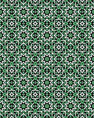 Ornate geometric Seamless pattern and abstract multicolored abstract design texture