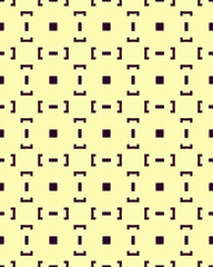 Beautiful geometric Seamless pattern design for decorating, wallpaper background illustration with cream and beige colored background