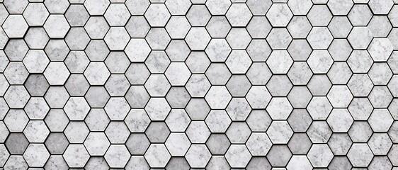 Hexagon concept design abstract technology background, generative ai.