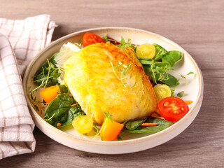 cod fish with vegetables