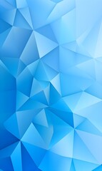 Obraz premium Abstract blue polygonal background texture