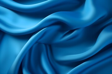 Obraz premium Blue satin fabric texture background