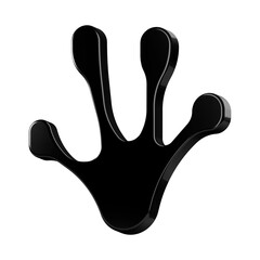 This is a beautifully designed 3D icon with a beautiful metallic texture.