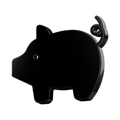 This is a beautifully designed 3D icon with a beautiful metallic texture.